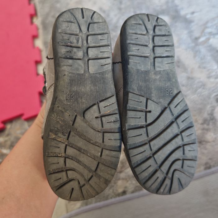 Sandale piele gri 26 Baby Avus