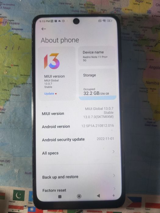 Redmi Note 11 PRO Plus 5G, 256 GB ,