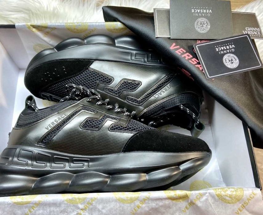 Adidasi Versace Tripple Black