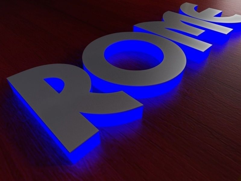 Буквы, 3D xarflar tashqi reklama xizmatlari