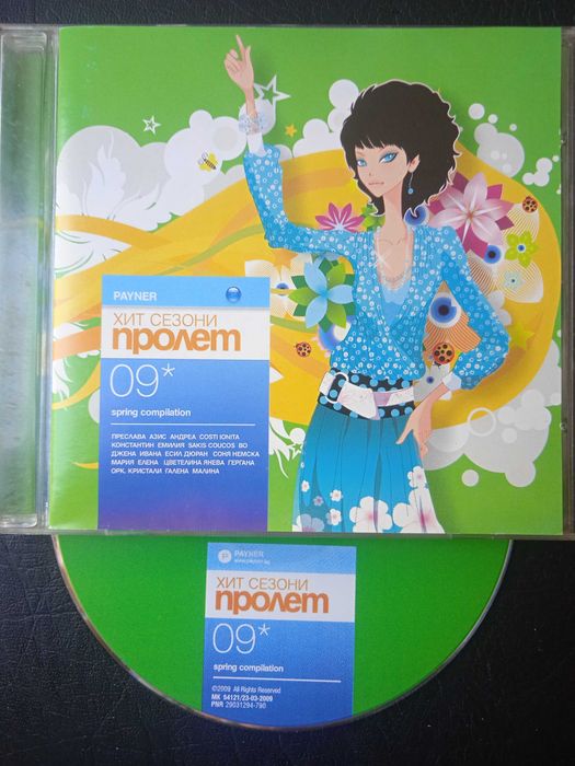 ПОП-ФОЛК / ЧАЛГА - Payner Хит Сезони - Пролет '09 - оригинален диск