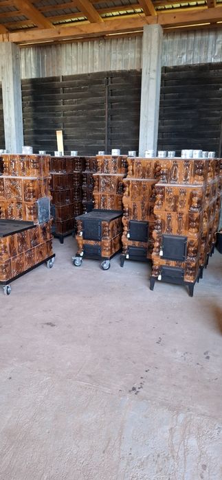 Soba de teracota pe lemne producator  transport disponibil