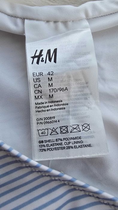 Дамски бански H&M размер L и детски бански 6-8 години