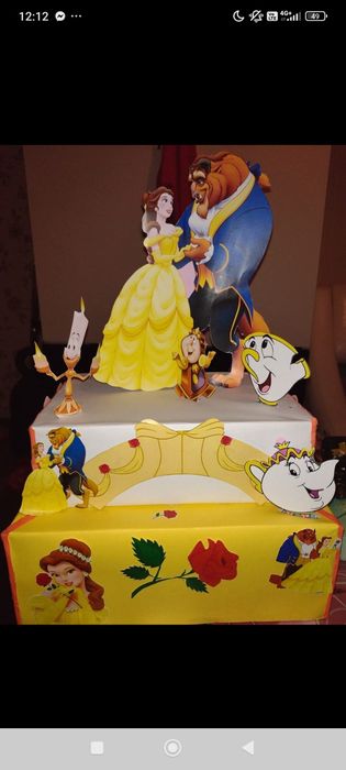 Изработка на парти украса,картонени торти и арки