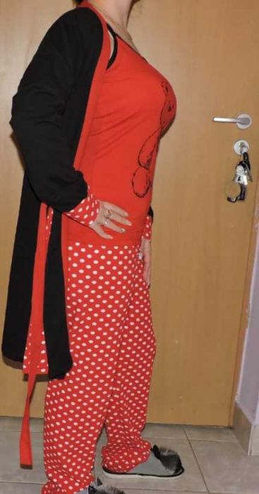 Pijamale dama bumbac 3 piese