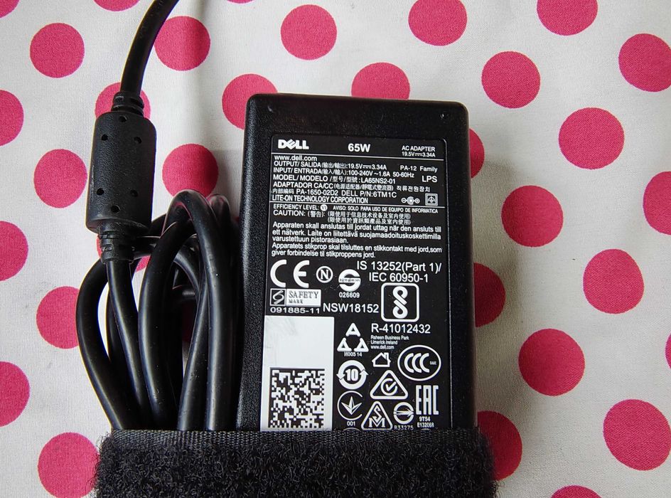 Incarcator laptop original Dell LA65NS2-01 19.5V 3.34A 65W MUFA GROASA