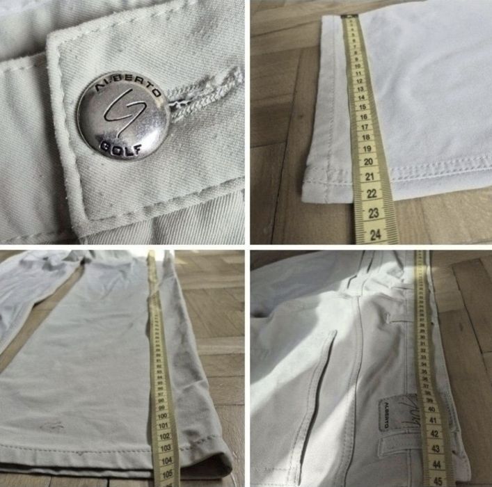 Pantaloni Eleganți Bărbați Calvin Klein - 100% Lână Pură - M