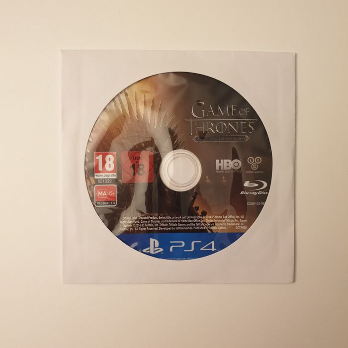 Game Of Thrones A Telltale Games Series PS4/Playstation 4