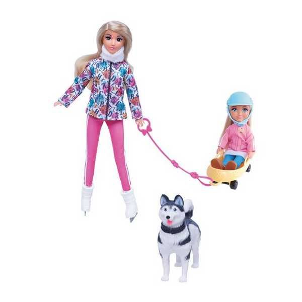 Кукла Бети скиор и дете, Аксесоари и шейна