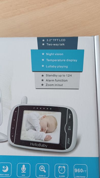 Camera audio- video pentru monitorizare bebelusi
