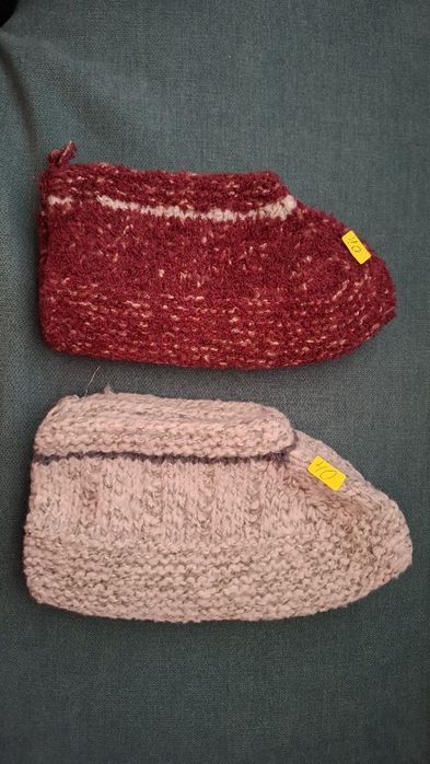 Ръчно плетени дамски терлици