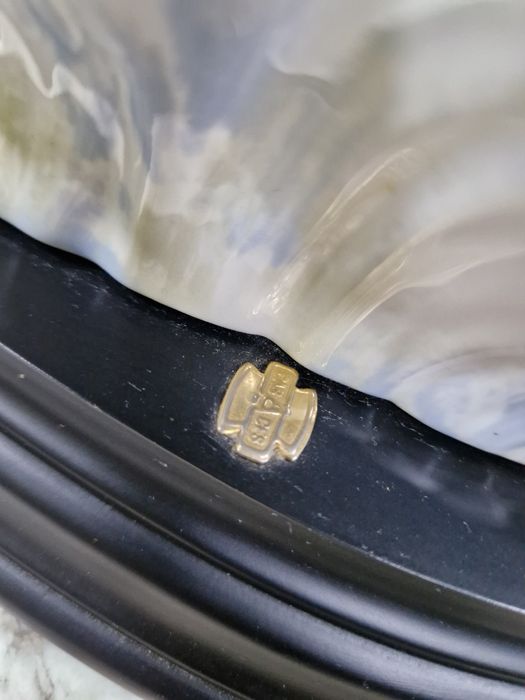 Страхотна голяма антикварна испанска порцеланова фигура композиция