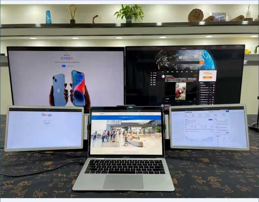Портативный монитор 16,14,12," с двойным экраном, хорошая цена