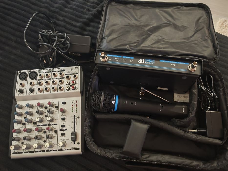 Mixer și microfon wireless DB