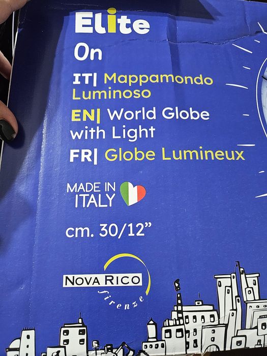 Глобус нощна лампа