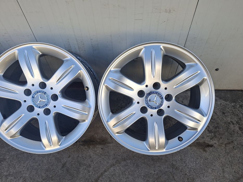 Set jante din aluminiu originale r16 / Mecedes Vw Skoda Seat / 5x112 / ET 33