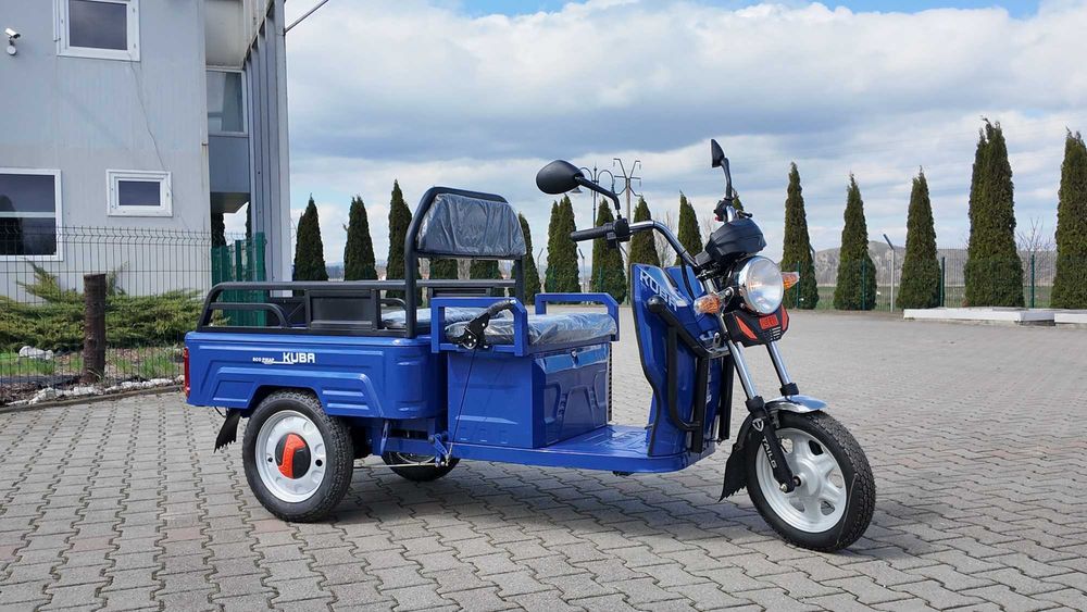 Triciclu electric KUBA Eco-Pickap Ultra fara permis cu CIV inclus