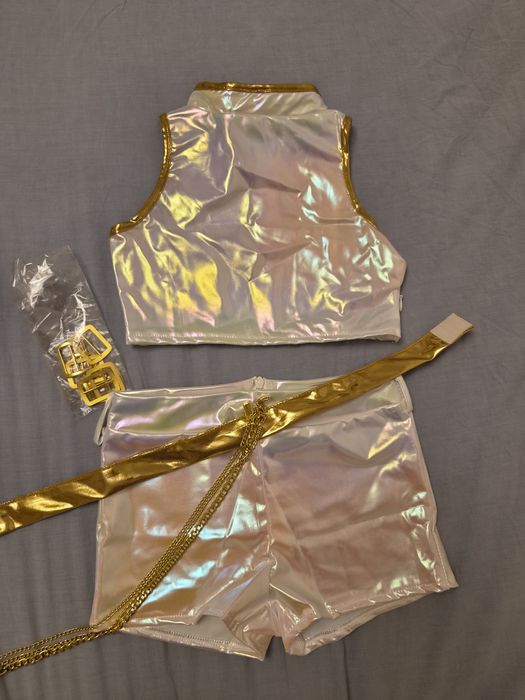 Costum K-Pop Devil Hunter, culoare perla, 120cm
