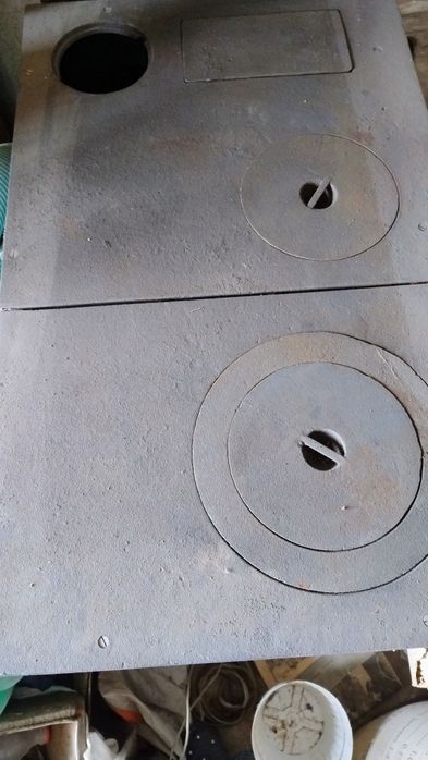 Печка пламак с серпентина неръждавейка чисто нови