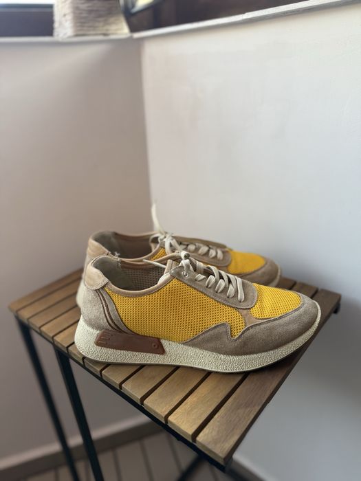 Bigiotto's Shoes adidasi casual piele intoarsa+textil marimea 41