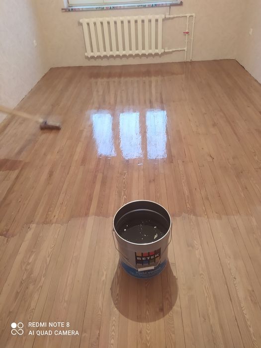 Шлифовка пол паркет лакеровка реставратся хизматлари