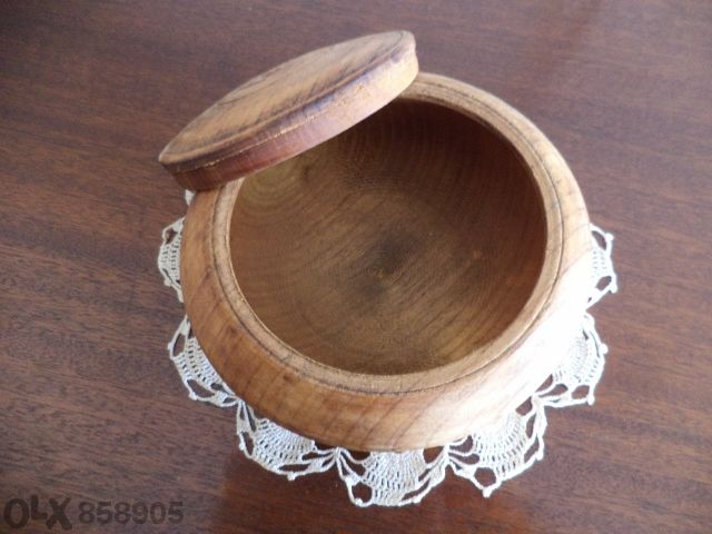 дървена купа диаметър 15/18 см