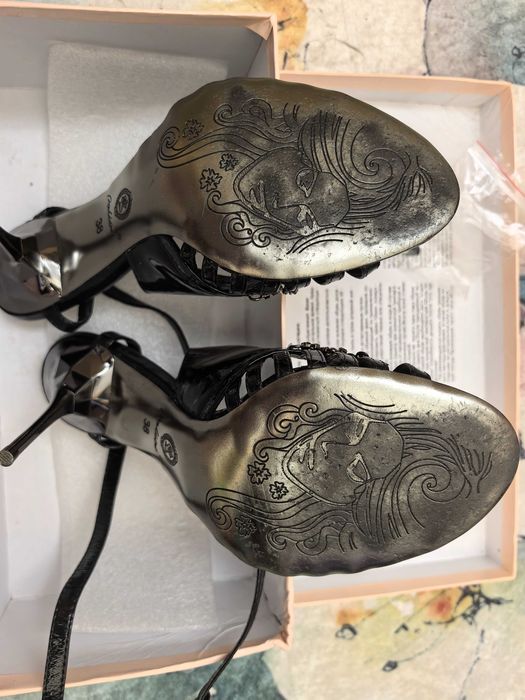 Официални сандали на висок ток