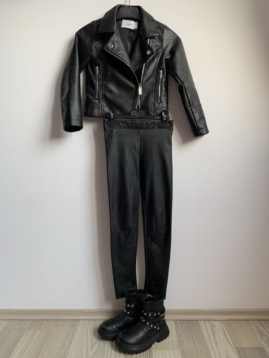 Pantaloni H&M pentru fete marimea 122 cm geaca nu o mai am