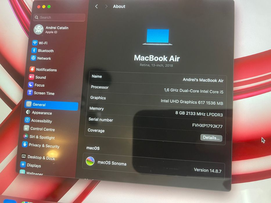 - MACBOOK AIR 13 2018-