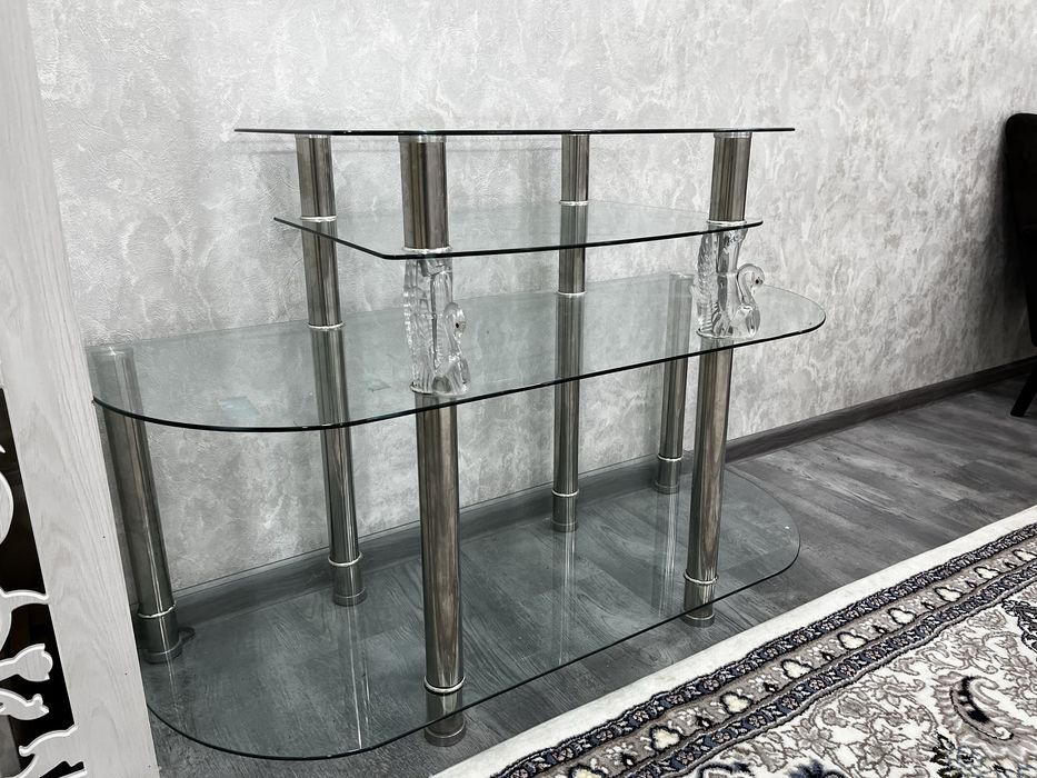 подставка стеклянная в отличном состоянии