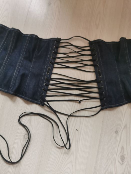 Corset întărit din denim mărimea S