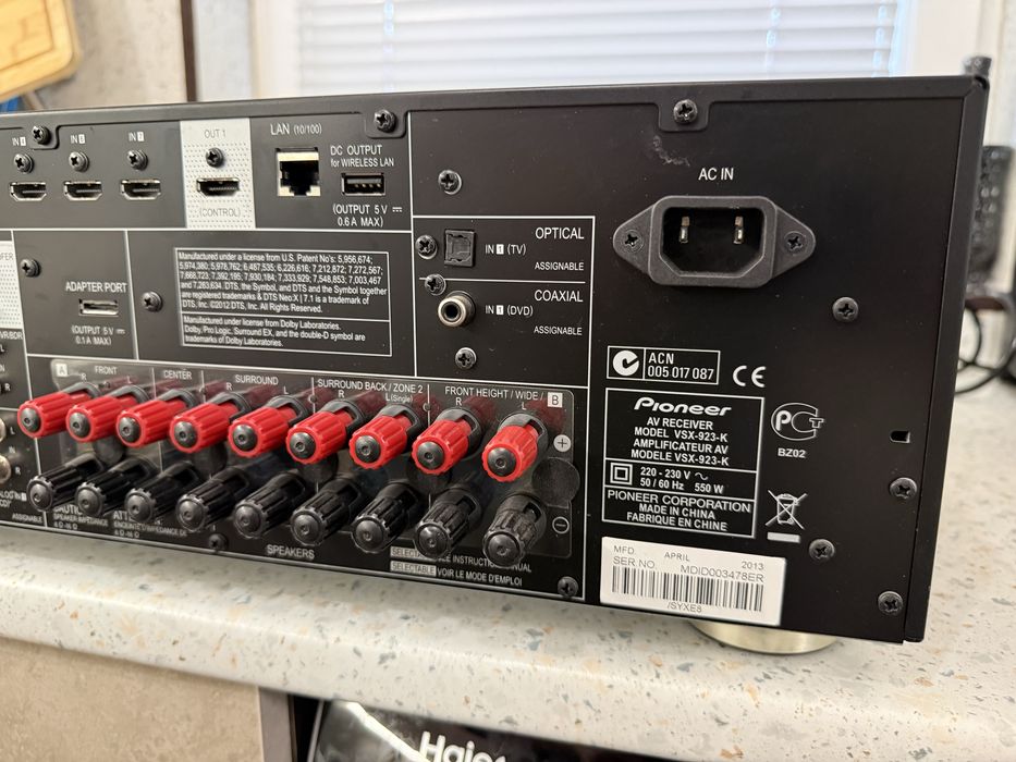 Pioneer VSX-923 resiver Дистанционно