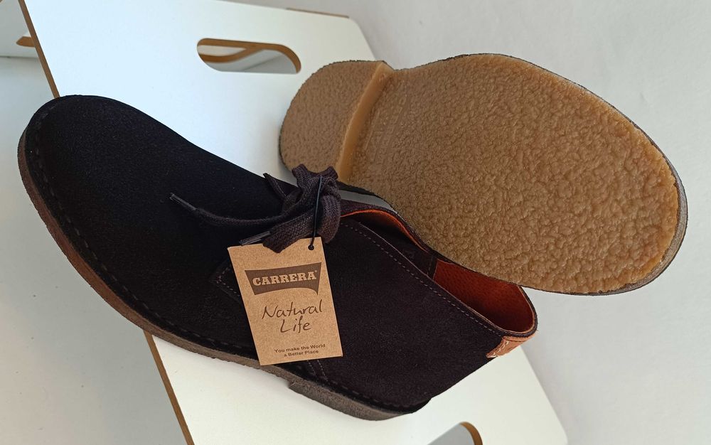 Ghete chukka 40 42 45 premium Carrera NOI piele naturala moale