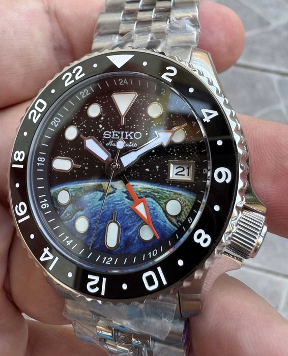 Seiko Automatic Voyager GMT SSK Japonez Seiko NH34 Diver 200 m 41 mm