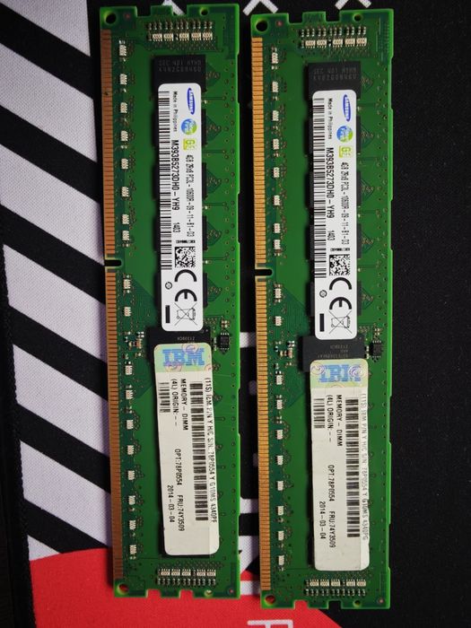 8 GB -  2 * 4 GB DDR 3 Samsung - IBM Server