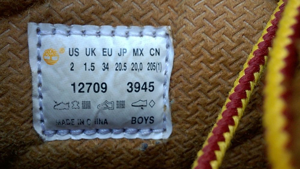 Кожени боти-ДЕЦА Timberland Premium 34 запазени, изолация Primaloft