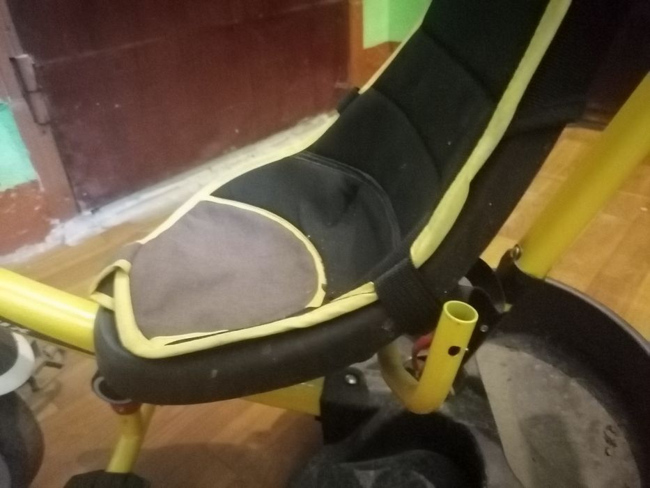 Детский велосипед с ручкой, толокар