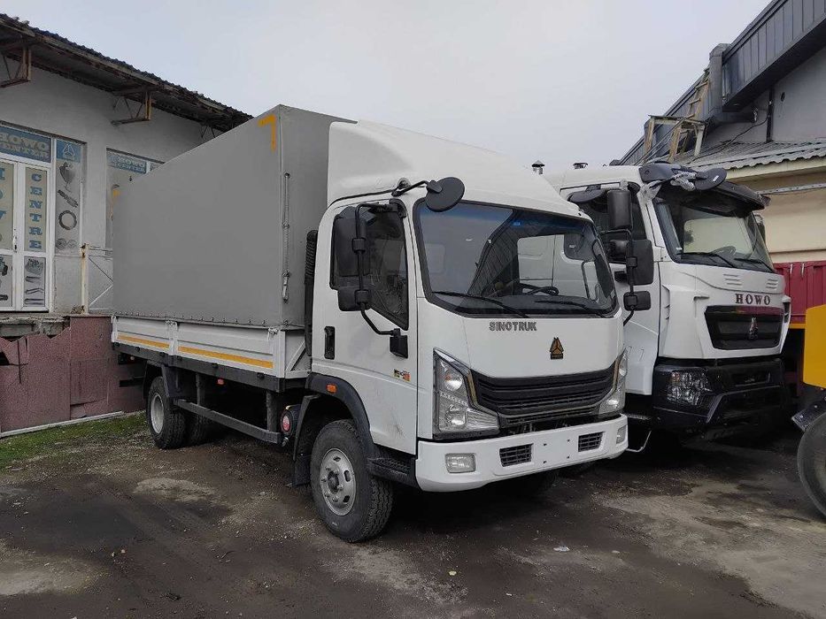 Бортовой автомобиль с тентом Homan-H3 4x2 - 6.7 т / W10