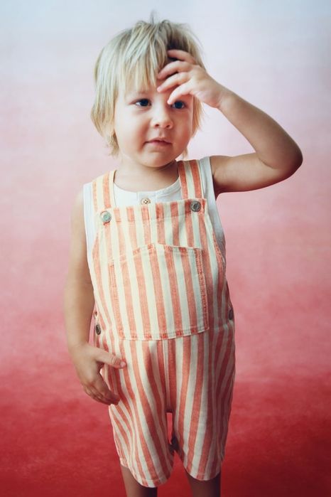 Salopetă din denim copii