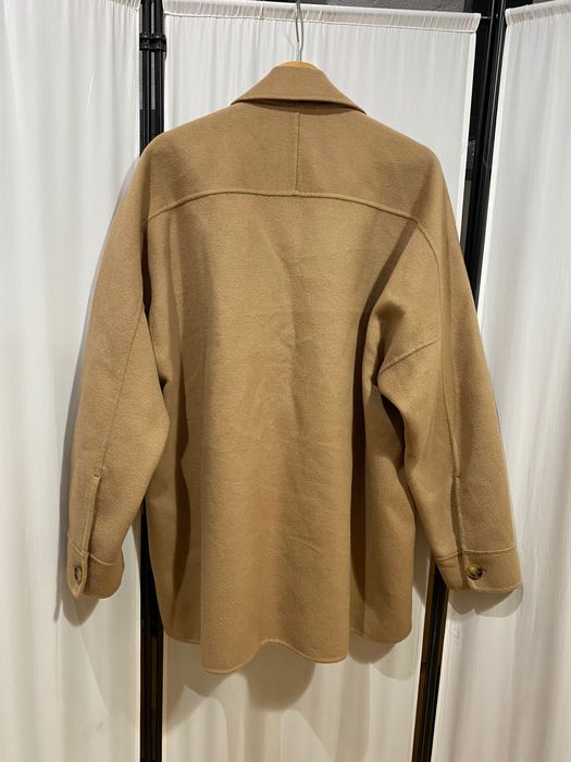 Оувърсайз палто от вълна Cos в цвят камел