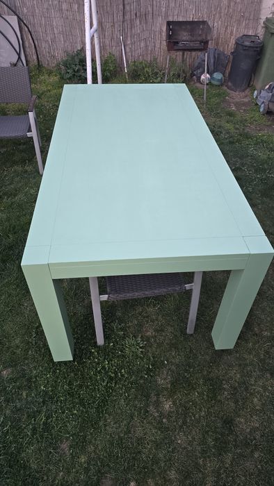 Vand masa living 200x100 culoare verde olive