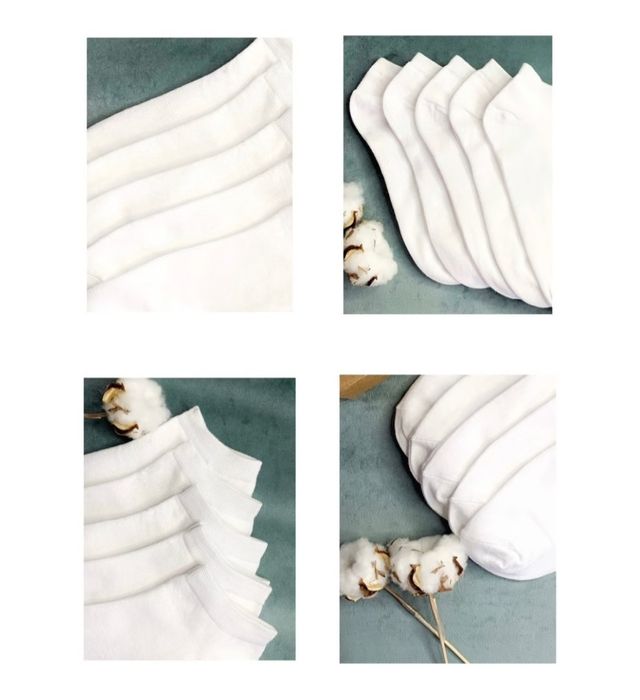 Носки белые 5 пар