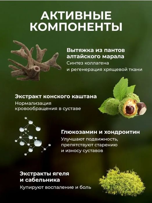 Сусталит мазь для суставов 75мл