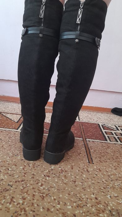 Зимние сапоги с мехам