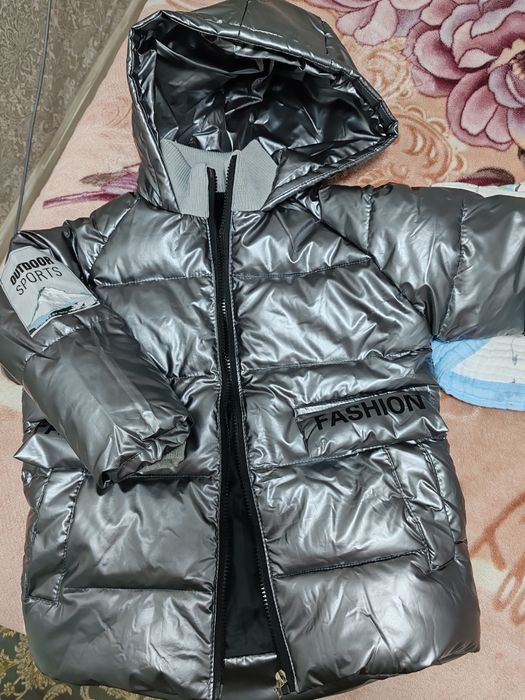 Детская экокожа куртка