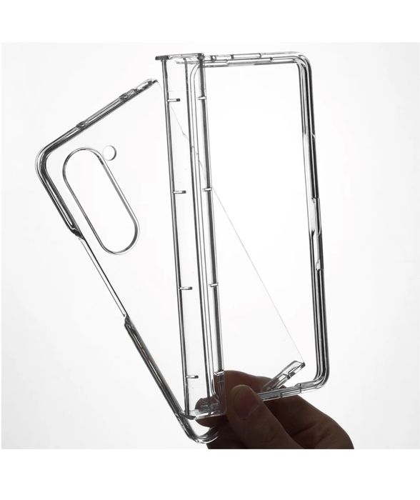 Samsung Z FLIP FOLD 5 6 Husa Transparenta PC Fata + Spate + Lateral