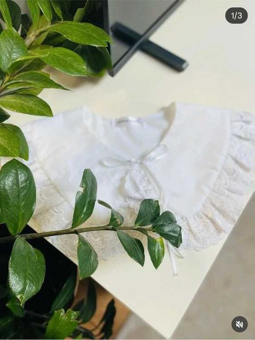 Rochie albastră cu mânecă scurtă, mărimea M, material voal subțire