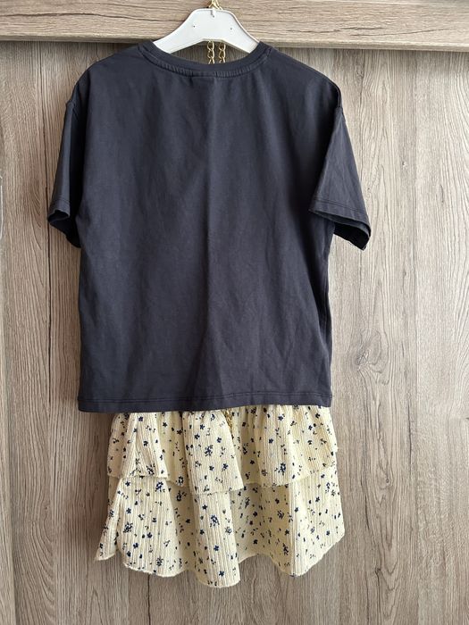 ZARA комплект от тениска и поличка размер 130/134