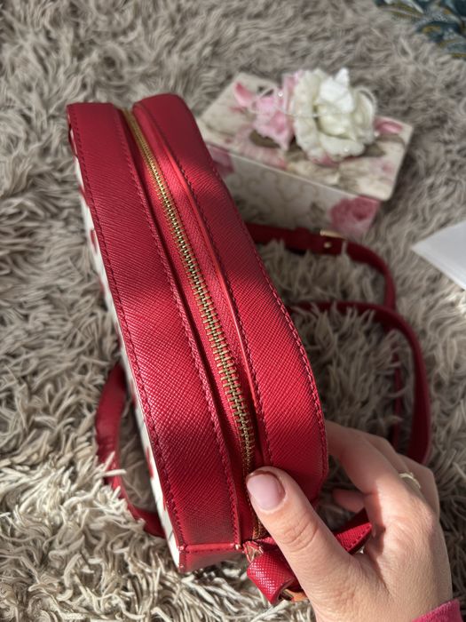 Liu Jo чанта - Бяла с червено