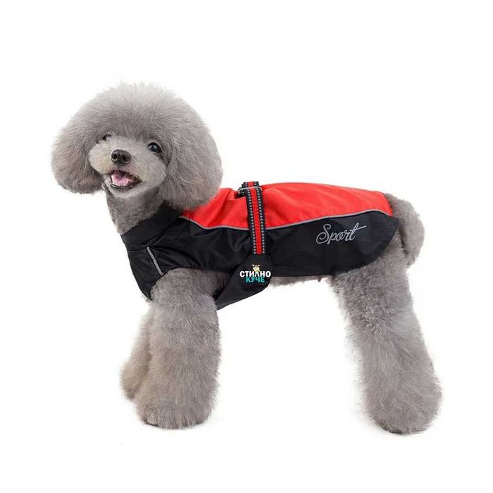 Дъждобран за куче Непромокаема дреха за куче Кучешки дъждобран